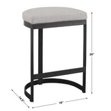 Furniture Ivana Counter Stool // Black