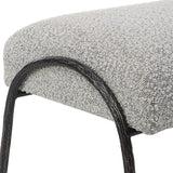 Furniture Jacobsen Bench // Grey Boucle