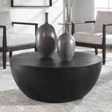 Furniture Lark Round Coffee Table // Ebony