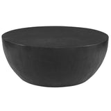 Furniture Lark Round Coffee Table // Ebony