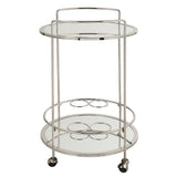Wall Art Spritz Chrome Bar Cart