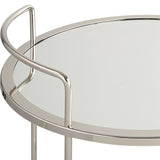 Wall Art Spritz Chrome Bar Cart