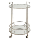 Wall Art Spritz Chrome Bar Cart