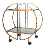 Wall Art Zelina Gold Bar Cart