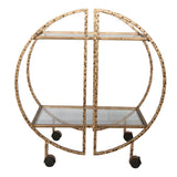 Wall Art Zelina Gold Bar Cart