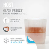 Glass FREEZE™ Cooling Whiskey Glasses - Frost - Set of 2