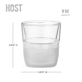 Glass FREEZE™ Cooling Whiskey Glasses - Frost - Set of 2