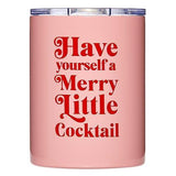 Bar & Glassware Merry Little Cocktail Stainless Steel Tumbler