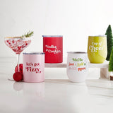 Bar & Glassware Vodka & Cookies Stainless Steel Tumbler