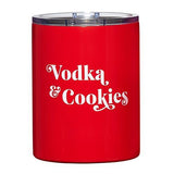 Bar & Glassware Vodka & Cookies Stainless Steel Tumbler