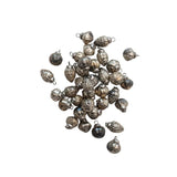 Embossed Mercury Glass Ornaments // Antique Silver