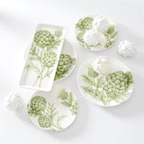 Holiday Decorative Objects Glossy White Artichoke