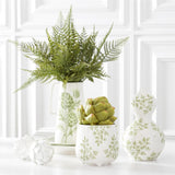Holiday Decorative Objects Glossy White Artichoke
