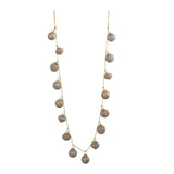 Seasonal & Holiday Decorations Marbled Taupe Mercury Glass Ornament Garland