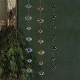 Glass Ball Strands - Grey Luster