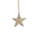 Holiday Ornaments Alloy Star Ornament // Gold