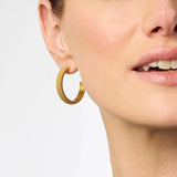 Jewelry Cabochon Beaded Eternity Hoop // 3 Sizes