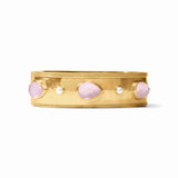 Jewelry Cannes Statement Hinge Bangle // Iridescent Rose