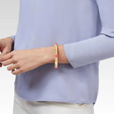 Jewelry Catalina Hinge Bangle // Iridescent Capri Blue