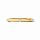 Jewelry Catalina Hinge Bangle // Iridescent Capri Blue
