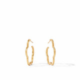 Jewelry Gardenia Textured Hoop Small