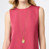 Jewelry Heart Trio Charm Necklace