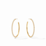 Jewelry Juliet Pearl Hoop Earrings // 2 Sizes Large