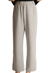Lifestyle Cassie Butter Modal Wide Split Leg Pants // Grey