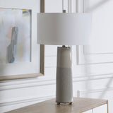 Lighting Abdel Gray Glaze Table Lamp