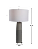 Lighting Abdel Gray Glaze Table Lamp