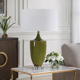 Lighting Adela Moss Green Table Lamp