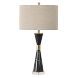 Lighting Alastair Black Marble Table Lamp