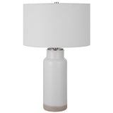 Lighting Albany White Farmhouse Table Lamp