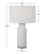 Lighting Albany White Farmhouse Table Lamp