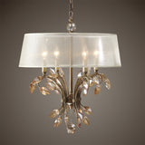 Lighting Alenya 4 Light Gold Metal Chandelier