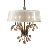Lighting Alenya 4 Light Gold Metal Chandelier