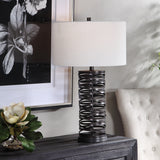 Lighting Alita Rust Black Table Lamp