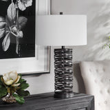 Lighting Alita Rust Black Table Lamp