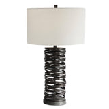 Lighting Alita Rust Black Table Lamp