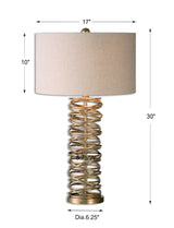 Lighting Amarey Metal Ring Table Lamp