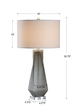 Lighting Anatoli Charcoal Gray Table Lamp