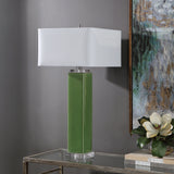 Lighting Aneeza Tropical Green Table Lamp