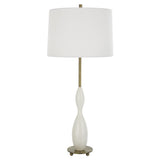 Lighting Annora Glossy White Table Lamp