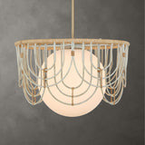Lighting Arches 1 Light Rattan Pendant