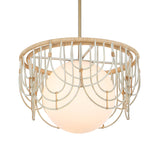 Lighting Arches 1 Light Rattan Pendant