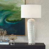 Lighting Arden White Glaze Table Lamp