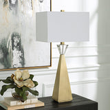 Lighting Arete Modern Brass Table Lamp