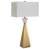 Lighting Arete Modern Brass Table Lamp