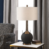 Lighting Arnav Textured Black Lamp
