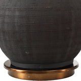 Lighting Arnav Textured Black Lamp